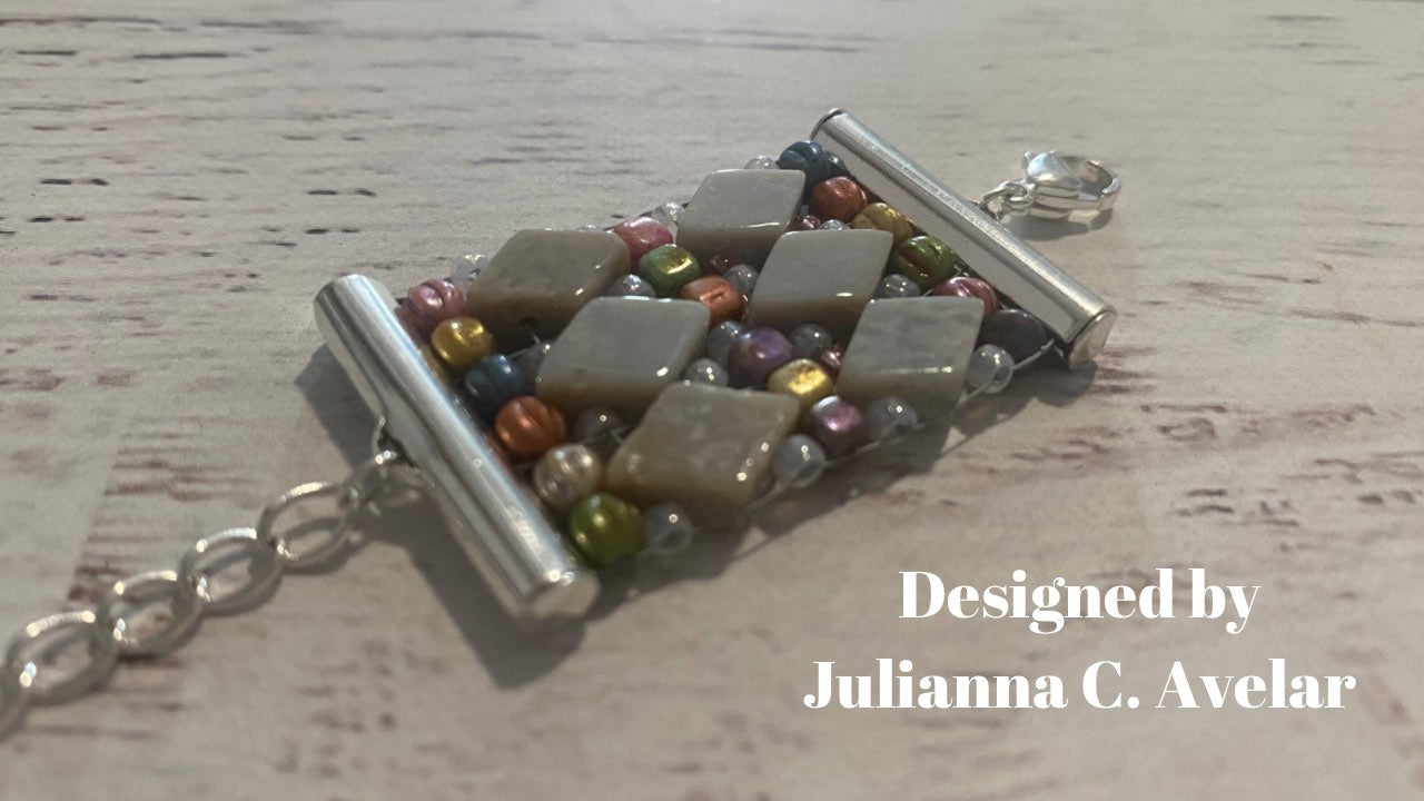 June Creative Soul Box Sneak Peak & Pendant - Jewel Loom School with Jewels