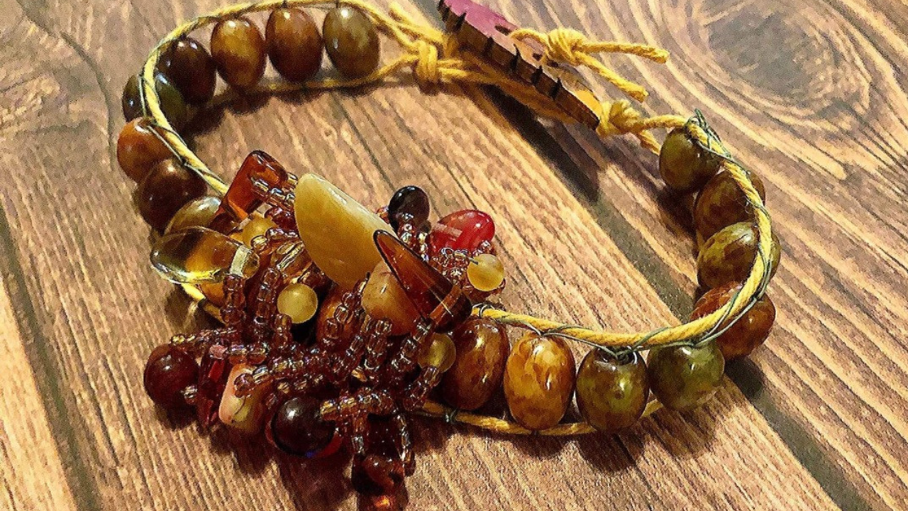 Leaf Pile Bracelet with Tricia Giazzon