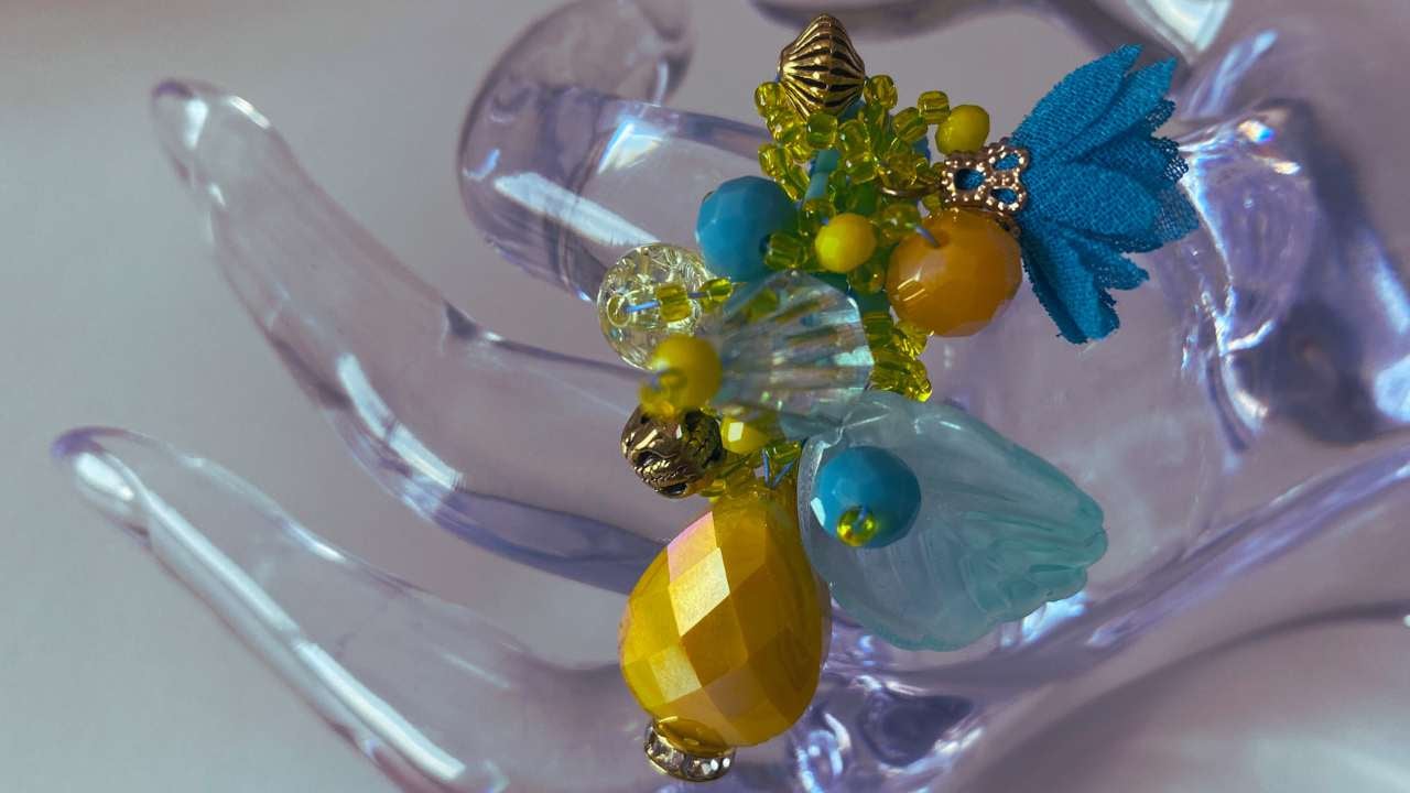 Watch Me Create a Colorful Beaded Ring Step by Step!