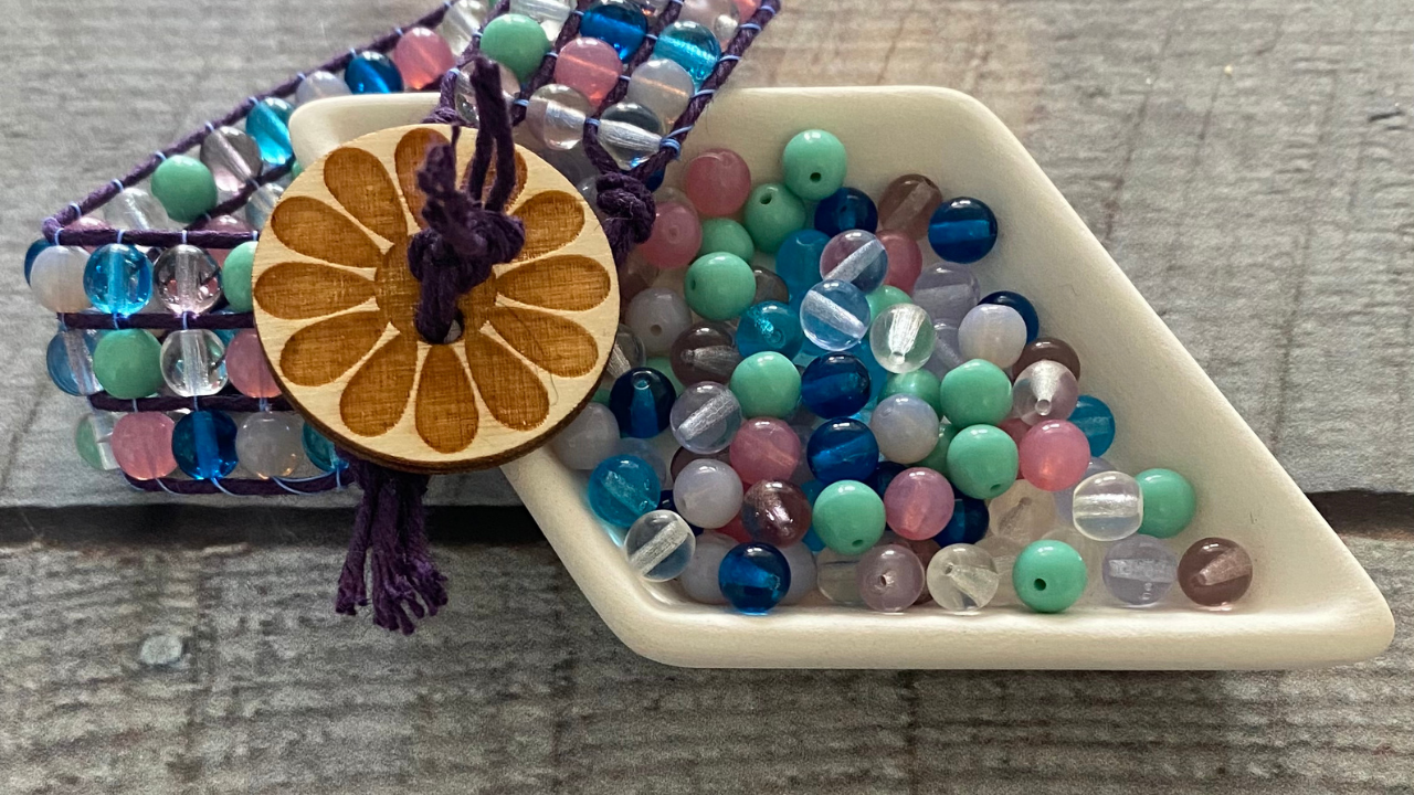 How to use a Bead Loom using the Deluxe Jewel Loom Starter Kit by Julianna C Avelar Part 2