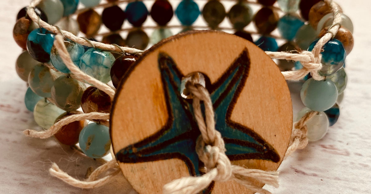 How to make a beaded cuff on the Weaving Goddess