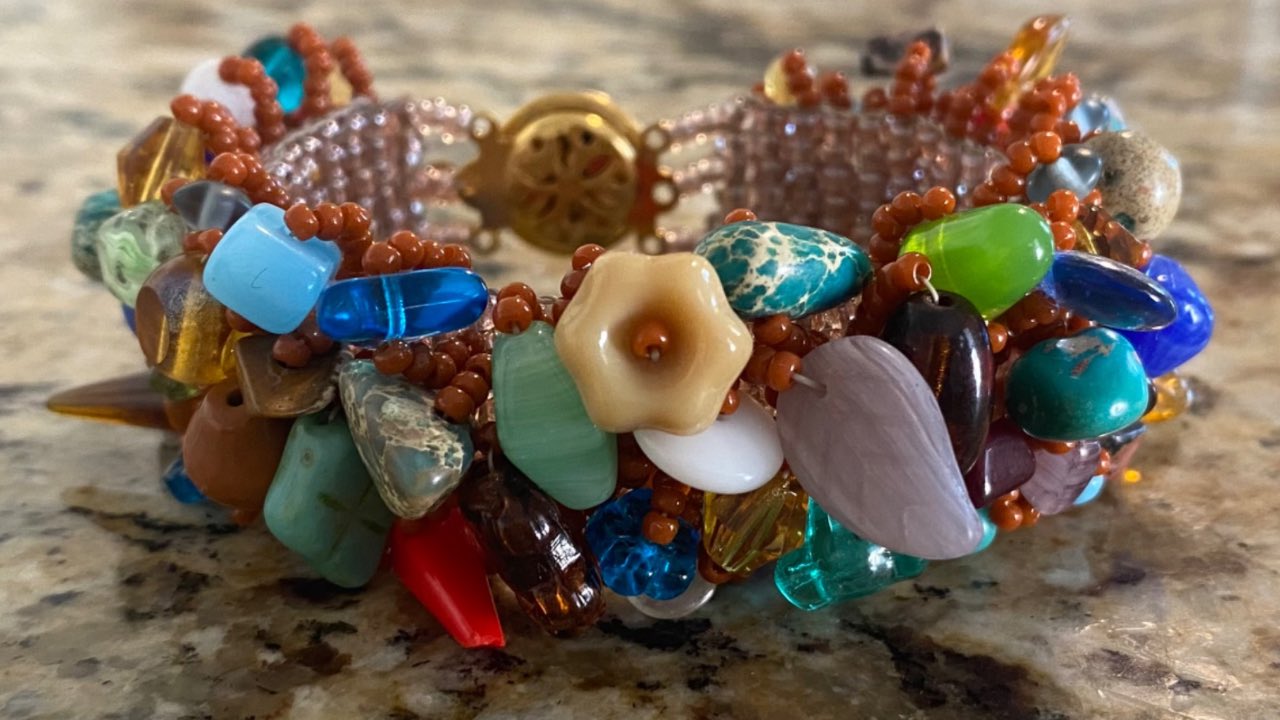 How to Make the Bright Lights Vega Nights Bead Bracelet kit on a Bead Loom