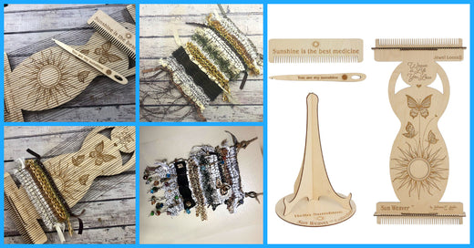 How to Make an Embellished Wall Art Hanging With the Large Sun Weaver Loom