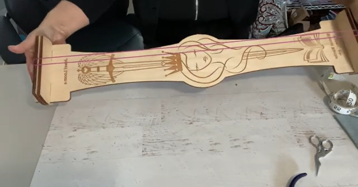 How to Warp Your Large Wisdom Warrior Loom