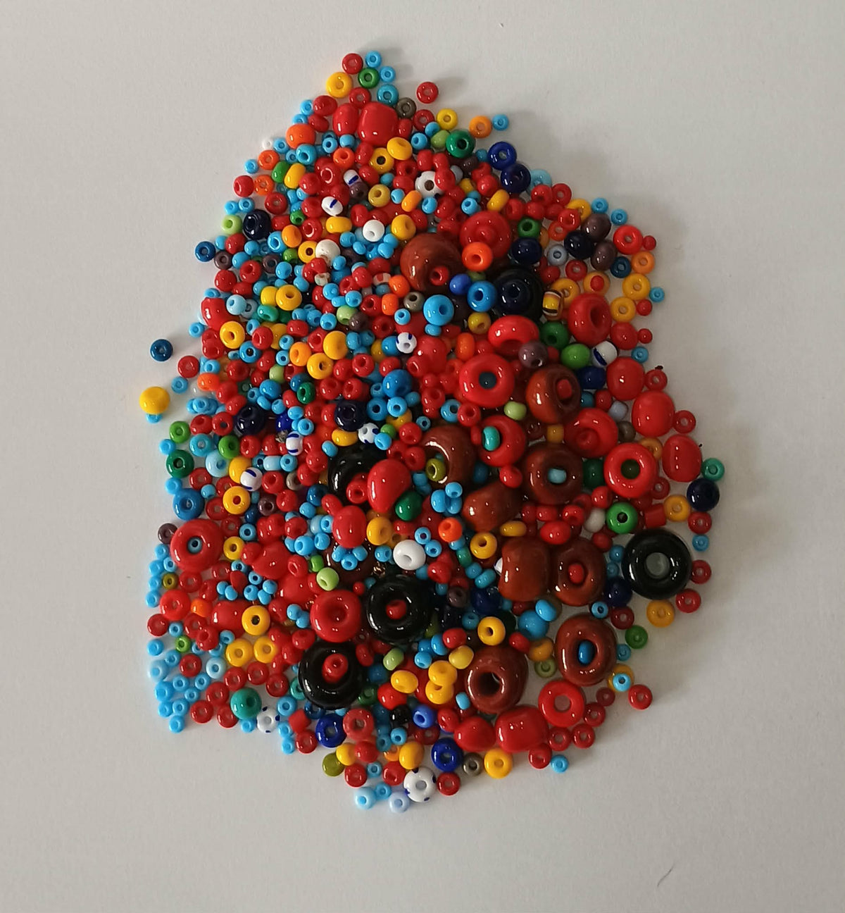 Jewel Loom Wood Bead Board Heart Shape, Charms, Buttons and Earrings Kit