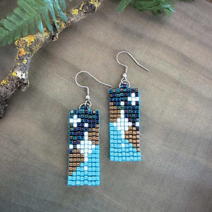 Color Block Bracelet and Celestial Earring Pattern PDF's