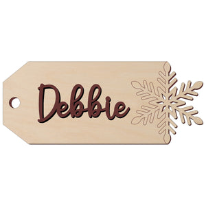 Personalized Rectangle Tag Ornament