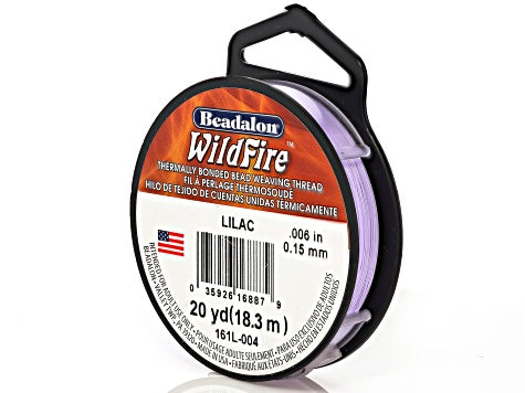 Beadalon WildFire Thread Lilac .006 20yards