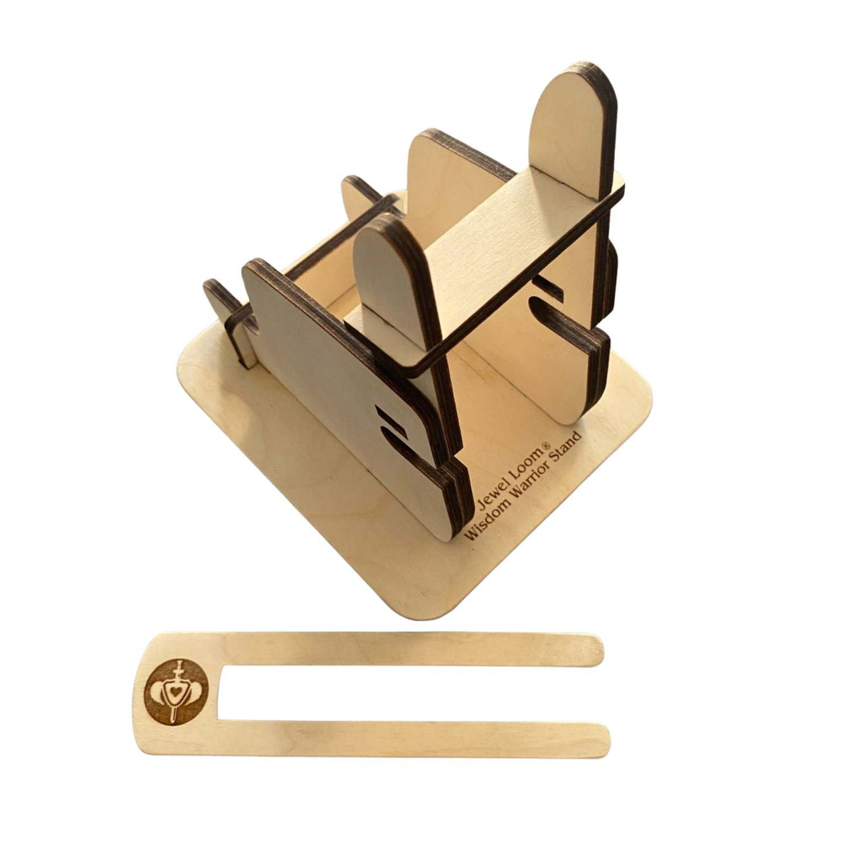 Jewel Loom Bead Weaving Loom Stand for Upright Wood Bead Loom Wisdom Warrior