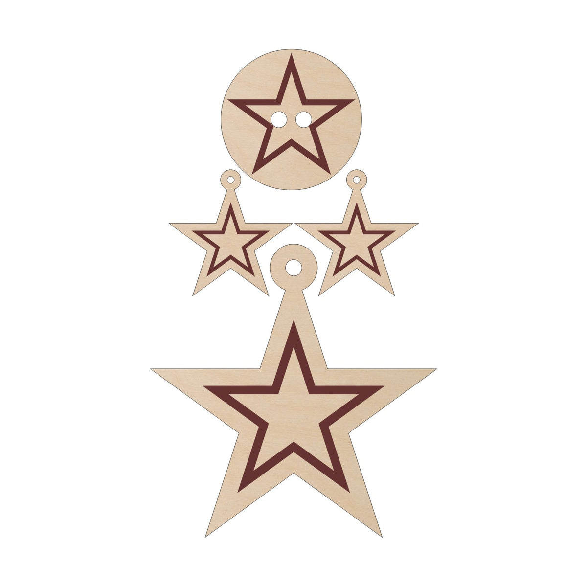 Jewel Loom Americana Star Set