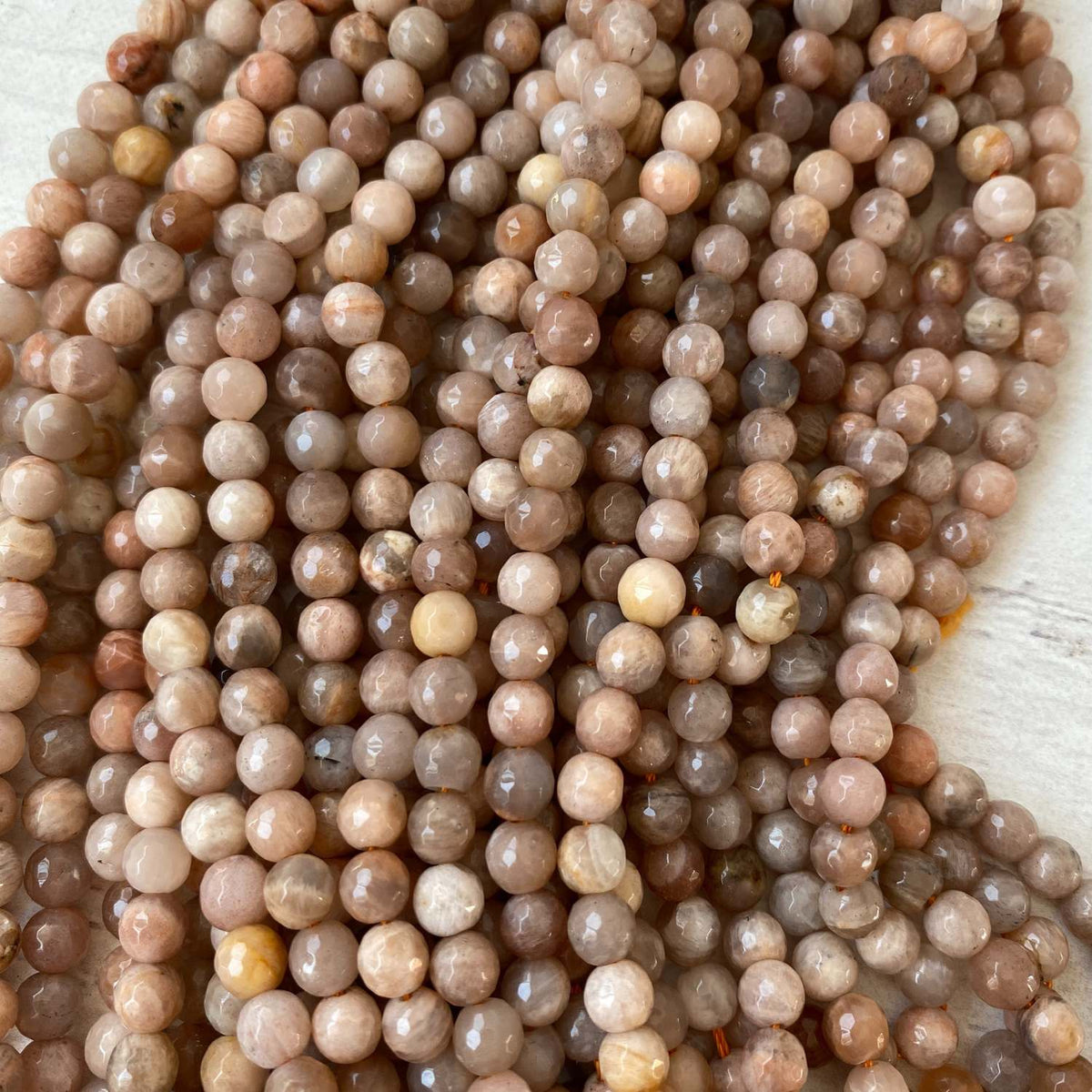 Sunstone Gemstone Round Approx 6mm