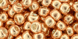 TOHO Round 6/0 Tube 2.5" Galvanized Rose Gold