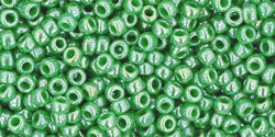 TOHO Round 11/0 Tube 2.5" : Opaque Lustered Mint Green