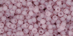 TOHO Seed Beads Round 11/0 Tube 2.5" Ceylon frosted Grape Mist