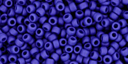TOHO Seed Beads Round 11/0 Tube 2.5" Opaque Frosted Navy Blue