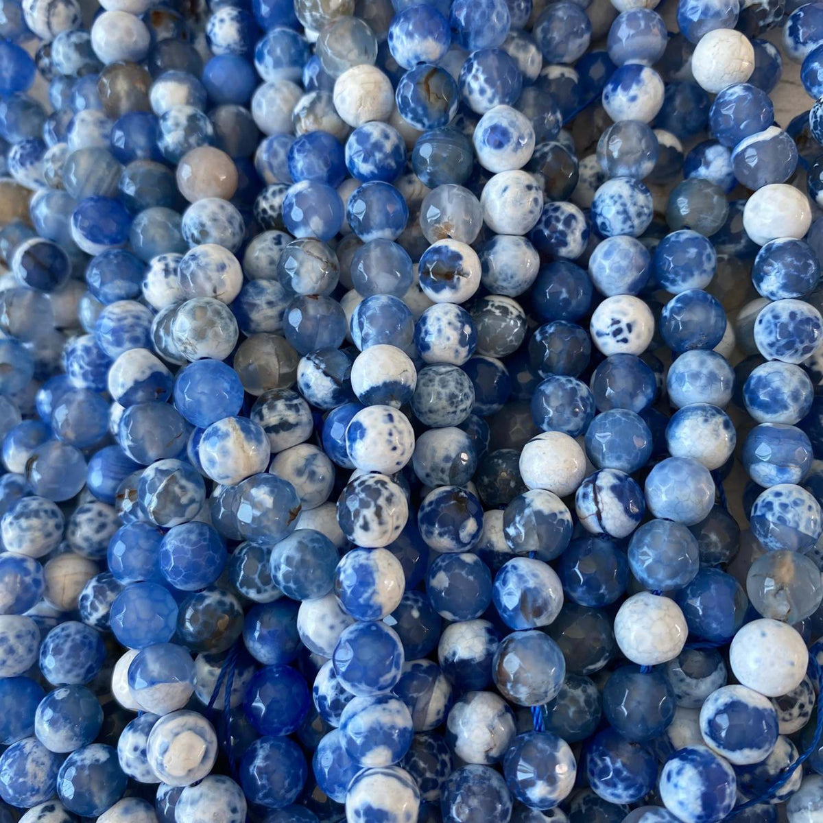 Agate Jewel Blue 8mm Gemstone