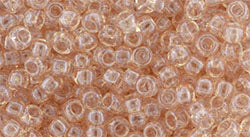 TOHO Round 8/0 Tube 2.5" Transparent Lt Rosaline
