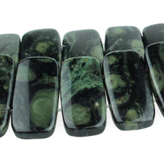Kambaba 10x20mm double drilled 8 inch strand