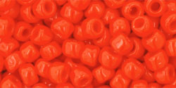 TOHO Round 6/0 Tube 2.5" Opaque Sunset Orange