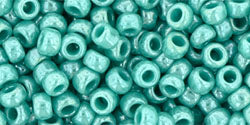 TOHO Round 8/0 Tube 2.5" Opaque Lustered Turquoise