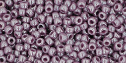 TOHO Seed Beads Round 11/0 Tube 2.5" Opaque Lustered Lavender