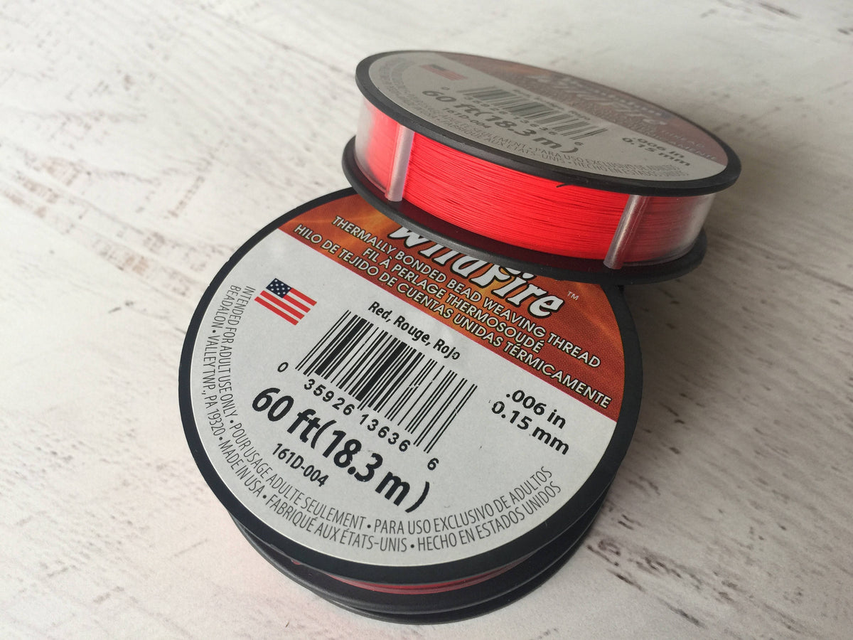 Beadalon Wildfire Thread Grey .006 20 yards