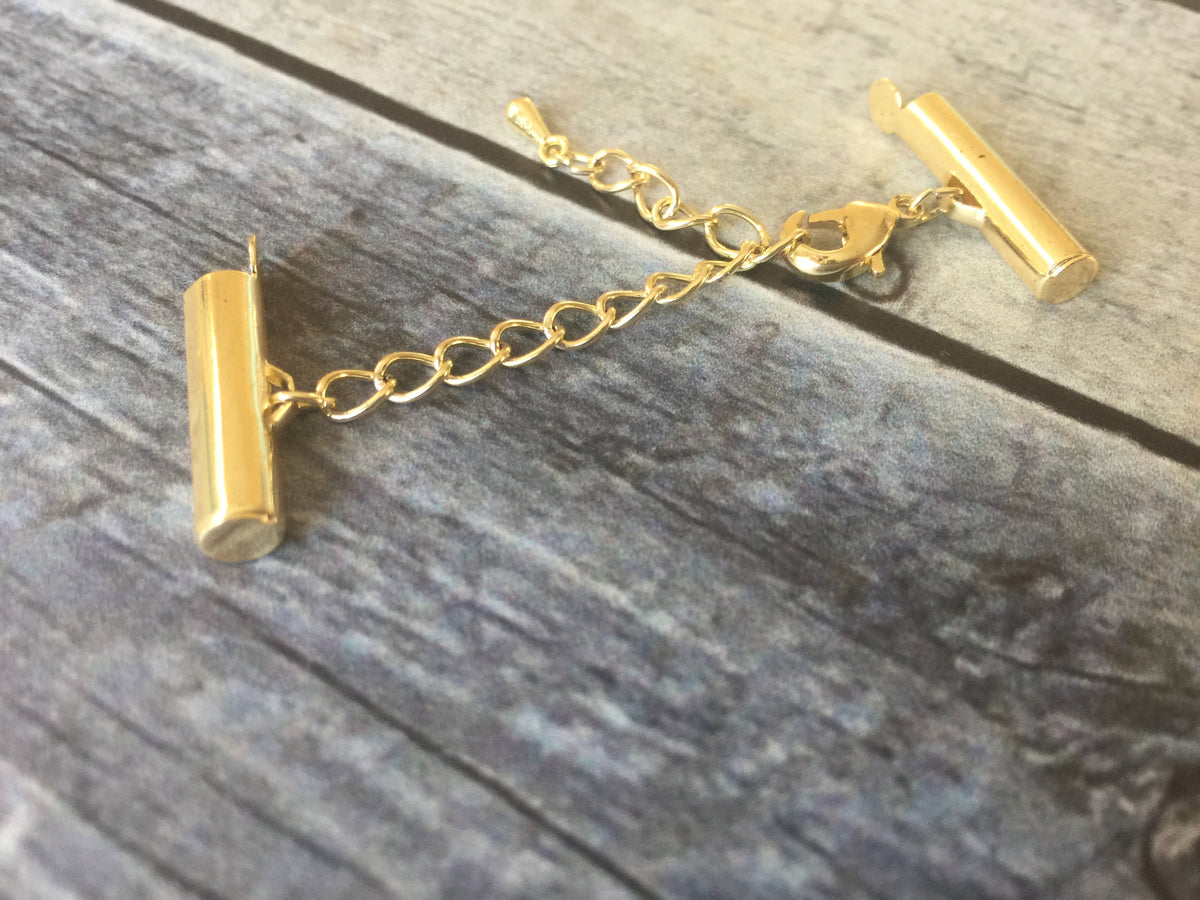 Beadalon Slide Connector 13mm Gold in Color