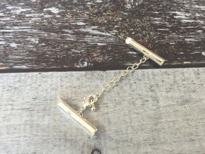 Beadalon Slide Connector 26mm Silver Color