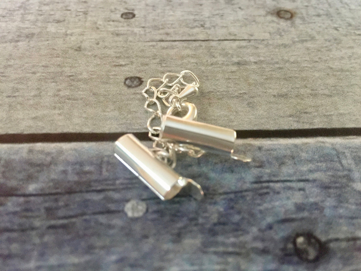 Slide Connector 13mm Silver Color