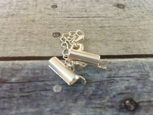 Slide Connector 13mm Silver Color