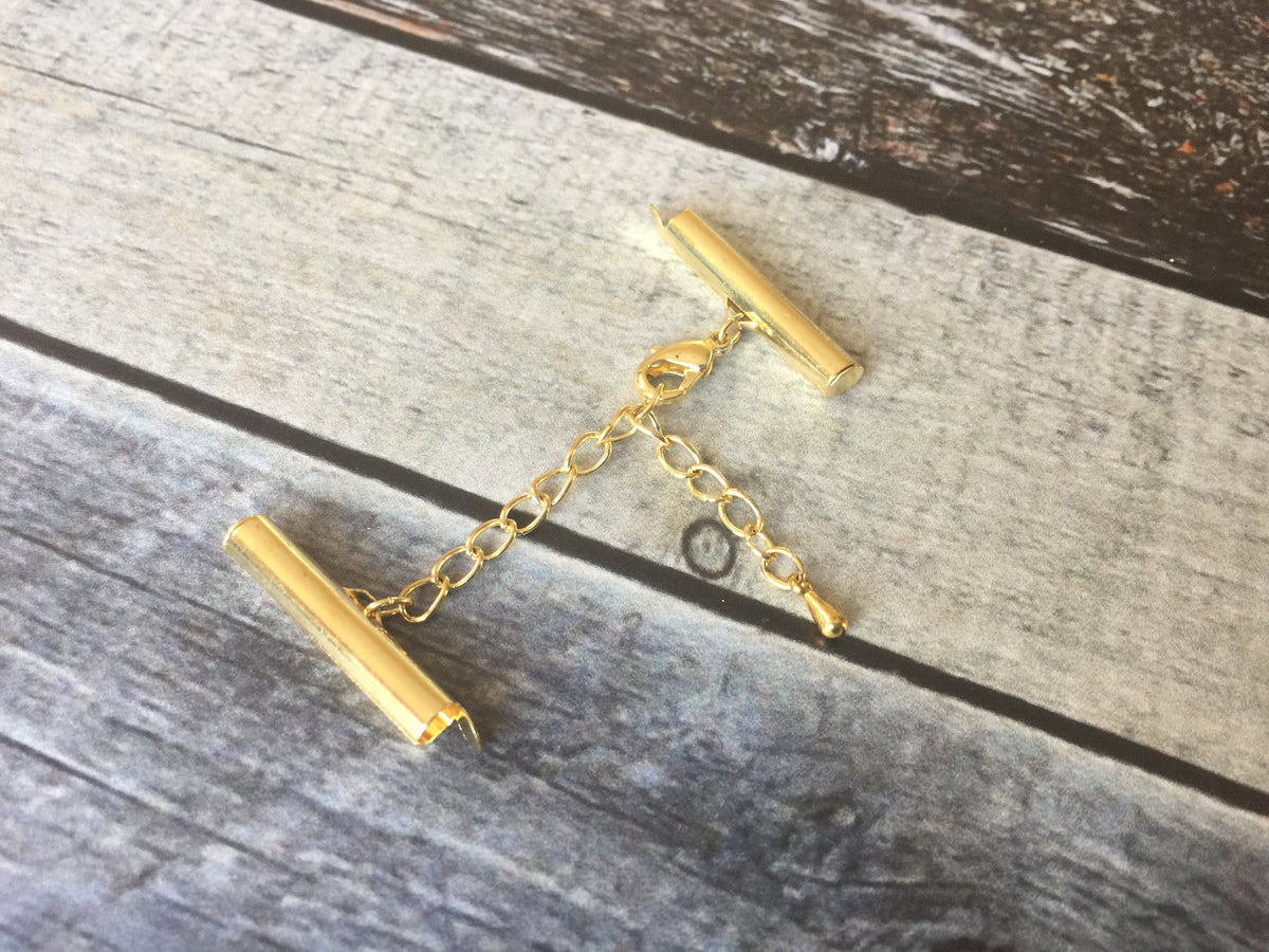 Beadalon Slide Connector 26mm Gold in Color
