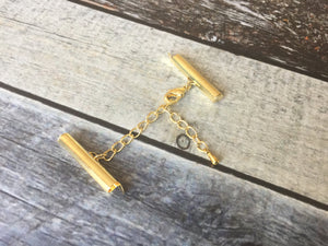 Beadalon Slide Connector 13mm Gold in Color