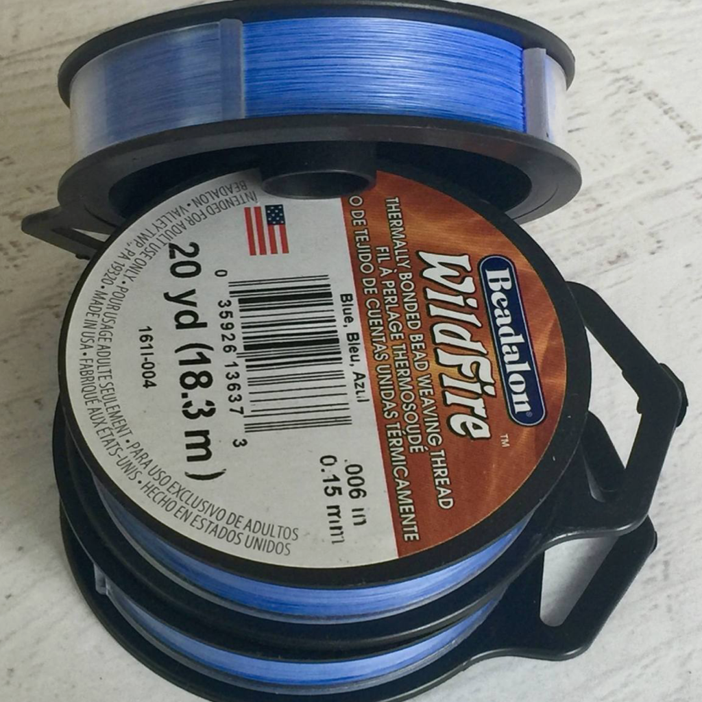 Beadalon Wildfire Thread Blue .006 50 yards