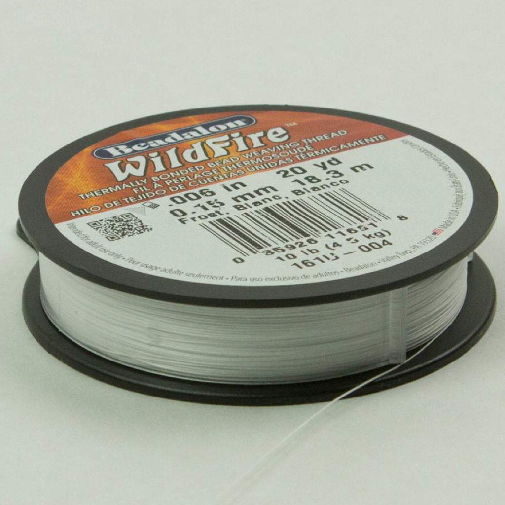 Beadalon Wildfire Thread Frost .006 20yrd