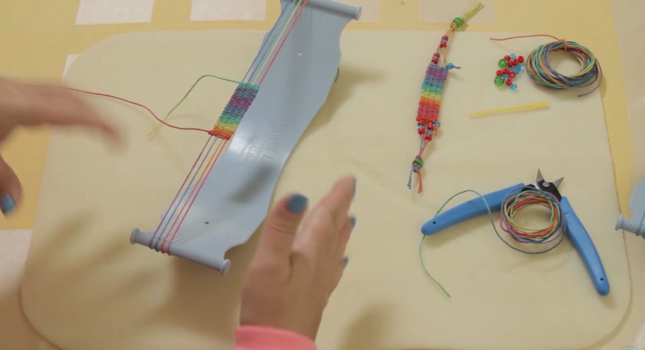 Easy DIY Rainbow Bracelet Anyone Can Make!