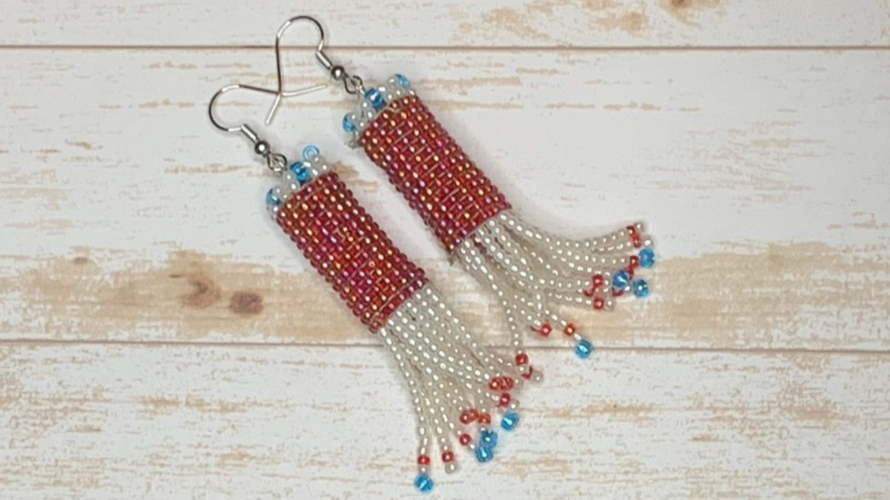 Firecracker Earrings - Jewel Loom School Live with designers Amber Scott and Tricia Giazzon