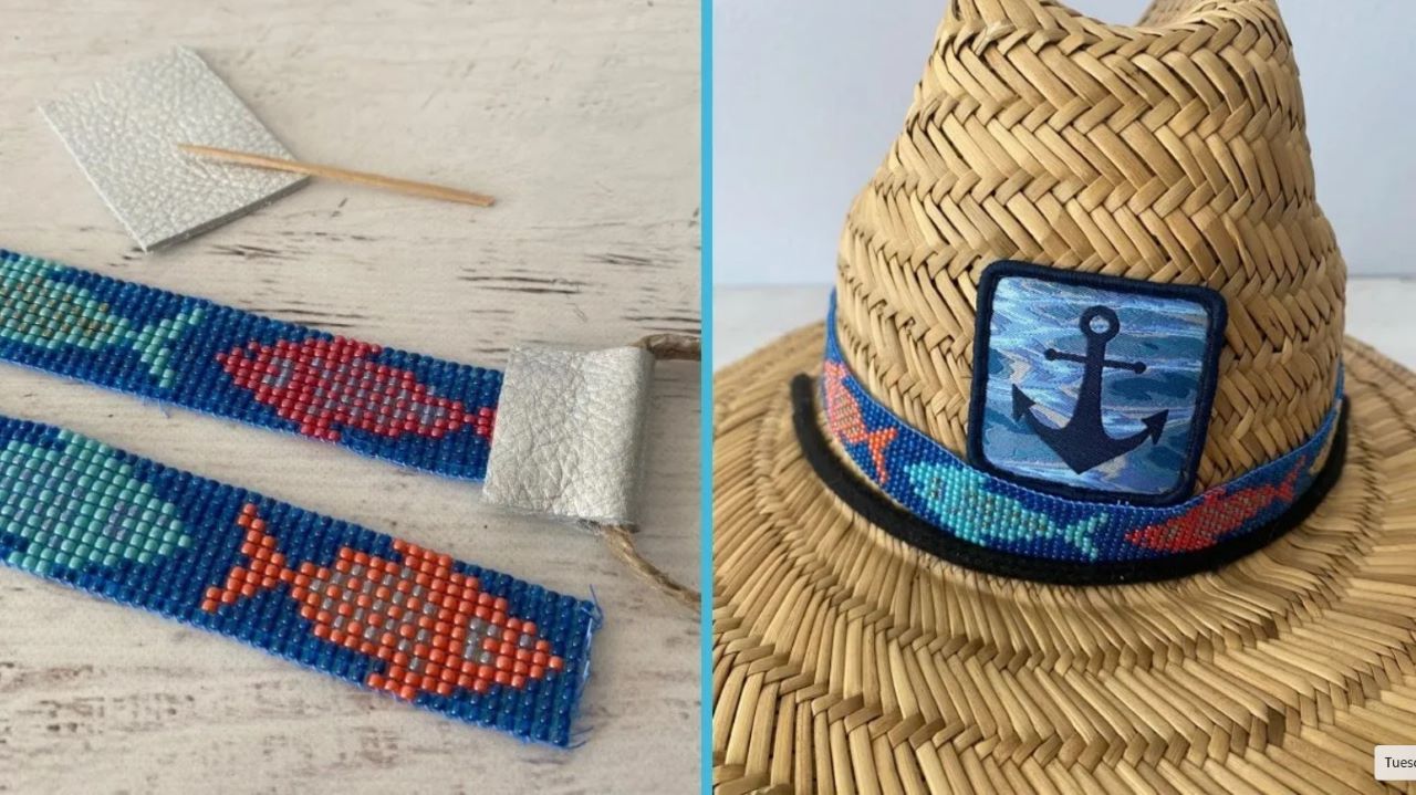 DIY Jewelry Tutorial: How to end a beaded hat band