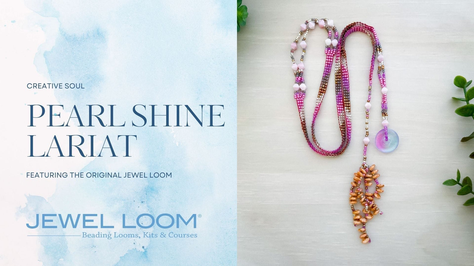 Make a Stunning Lariat Necklace Using a Bead Loom