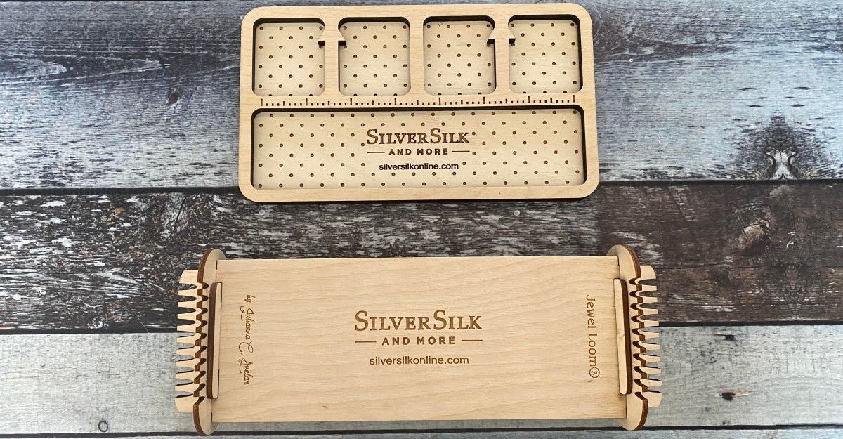 SilverSilk Loom Designs & Introducing New SilverSilk Wood Bead Board
