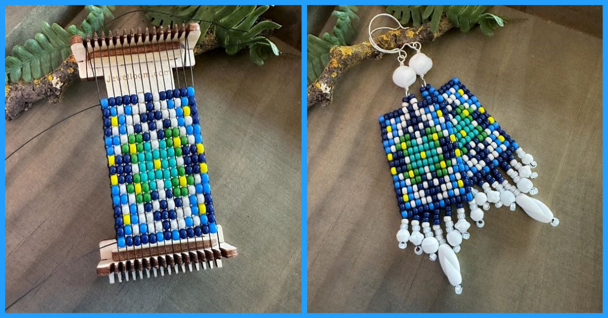 Using Micro Beading Loom For Earrings with Danielle Wickes - Jewel Loom School Live with Jewels