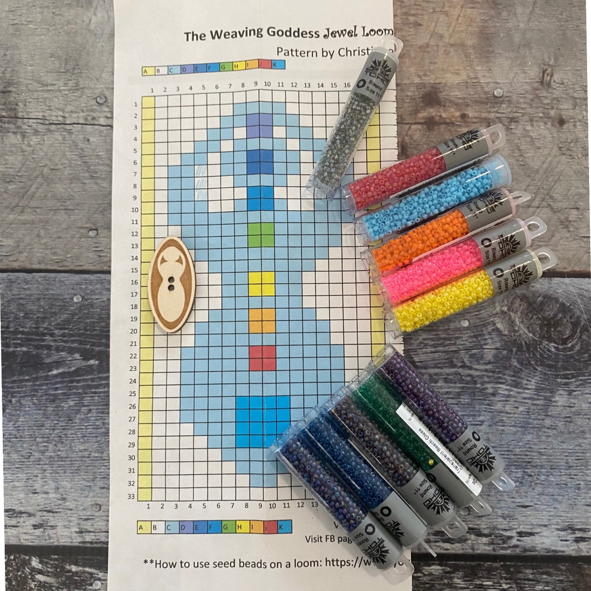 Jewel Loom Beaded Pattern Goddess Bead Kit