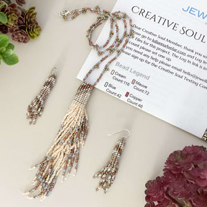 Jewel Loom Jewel Box Creative Soul Edition September Tassel Necklace