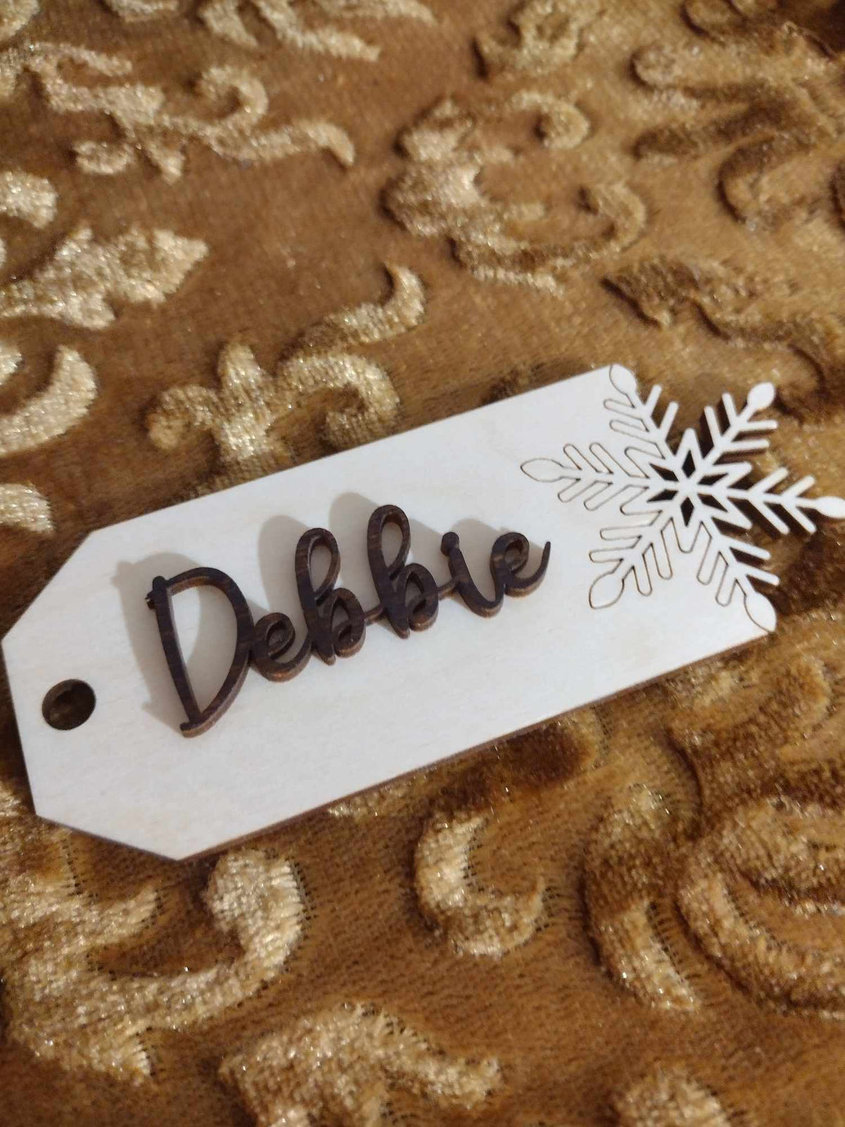 Personalized Rectangle Tag Ornament