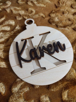 Personalized Round Ornament