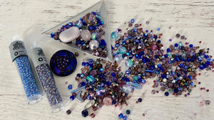 Jewel Loom Beads in a Bag Rainbow Sugar Plum