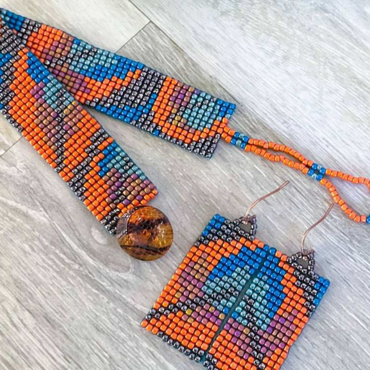 Abstract Leaves and Earring Pattern PDF&#39;s