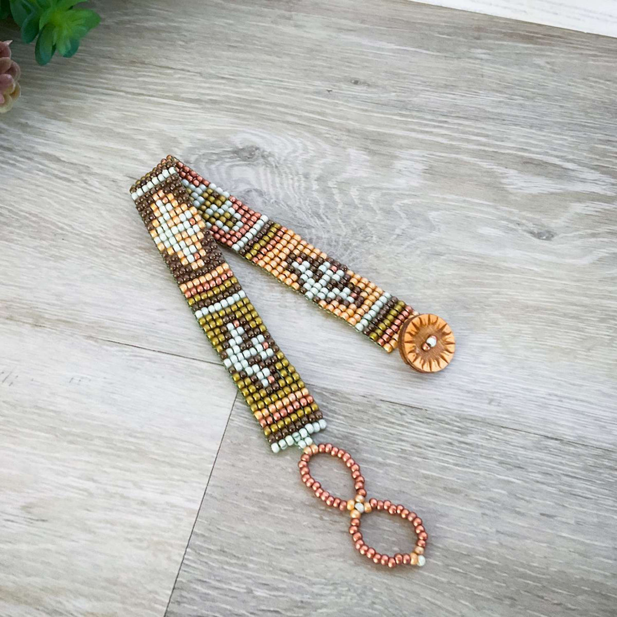 Thistle Bracelet and Cactus Earring Pattern PDF&#39;s