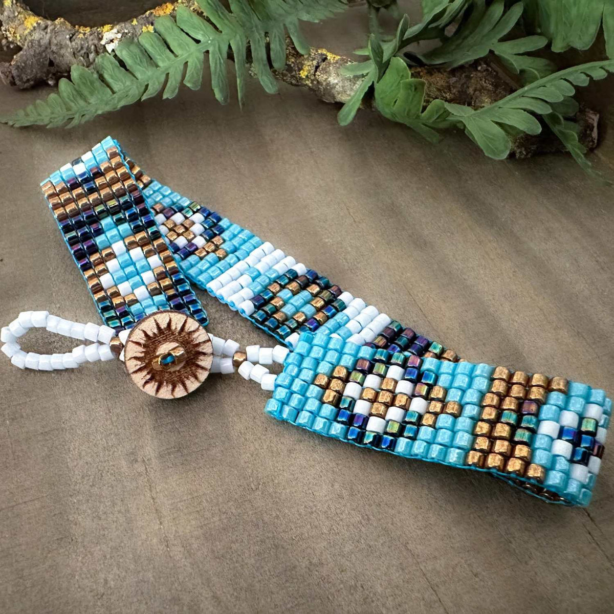 Color Block Bracelet and Celestial Earring Pattern PDF&#39;s