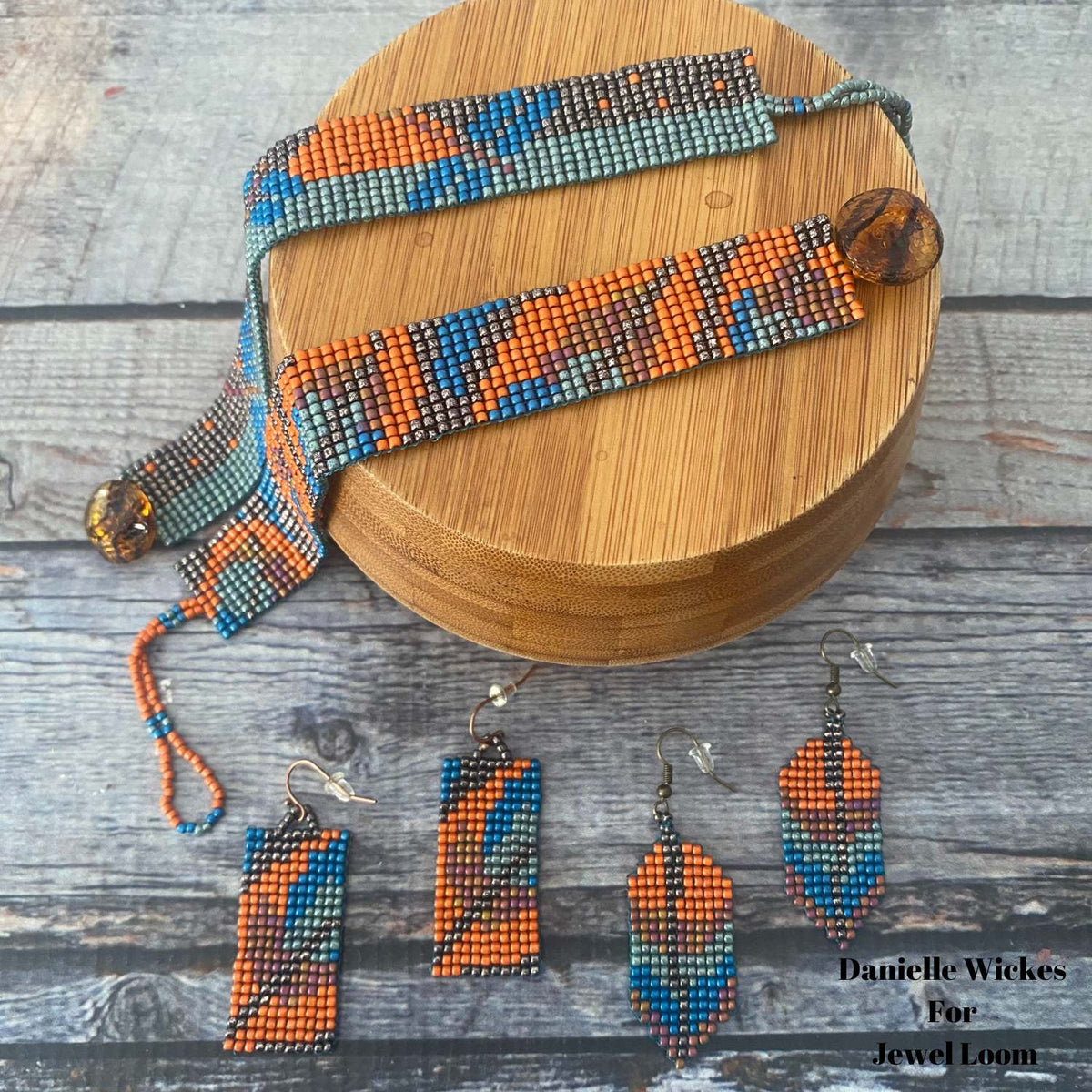 Jewel Loom Jewel Box Creative Soul August Abstract Leaves Refill Kit