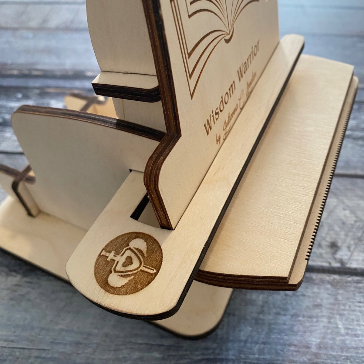 Jewel Loom Bead Weaving Loom Stand for Upright Wood Bead Loom Wisdom Warrior